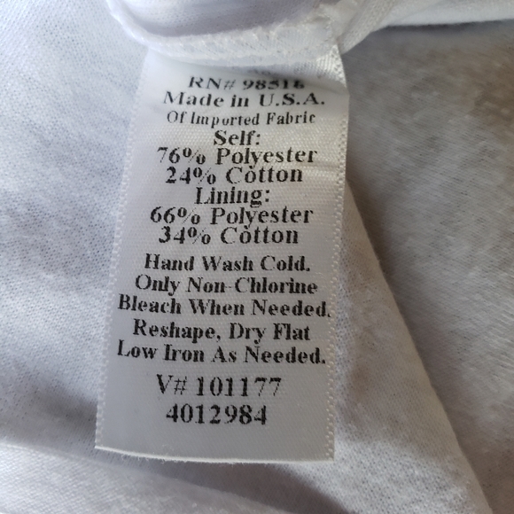 Coldwater Creek Floral Lite Lavender Lined Scoop Neck Lace T-Shirt NWOT - Picture 11 of 13